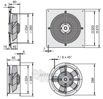 Rosenberg ER 250-4 - описание, технические характеристики, графики